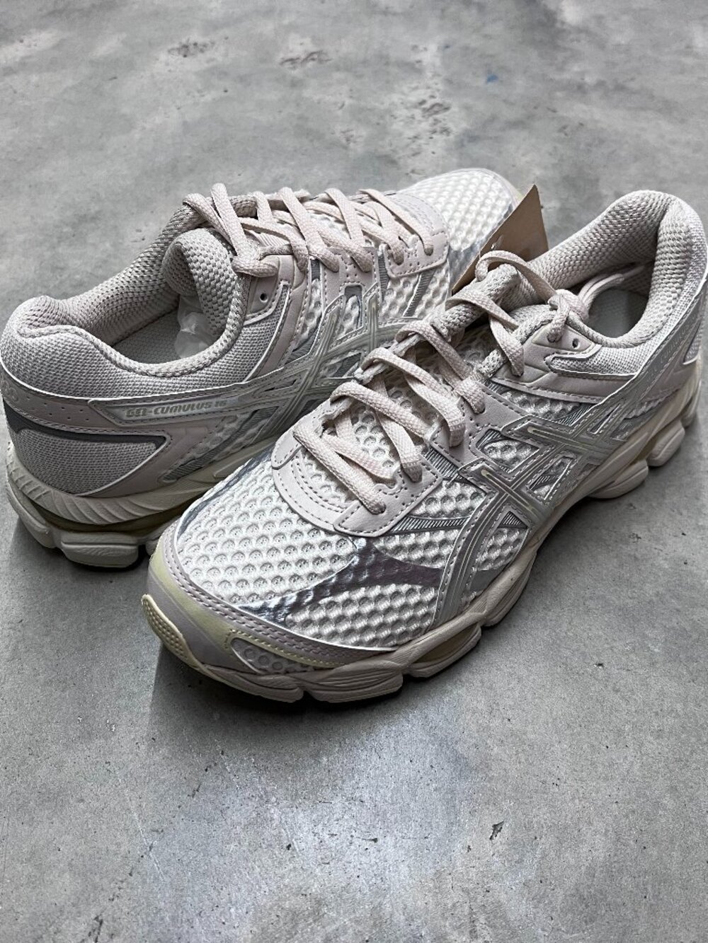 Asics Gel-Cumulus 16 Cream Pure Silver Men's 1203A733-107 - New